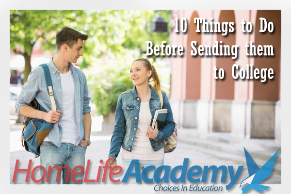 10 Things to Do Before Sending them to College